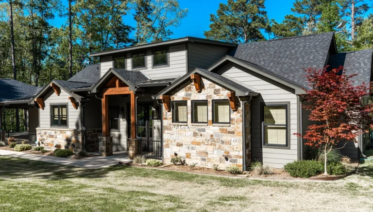 Open-concept living area in a Goforth custom home