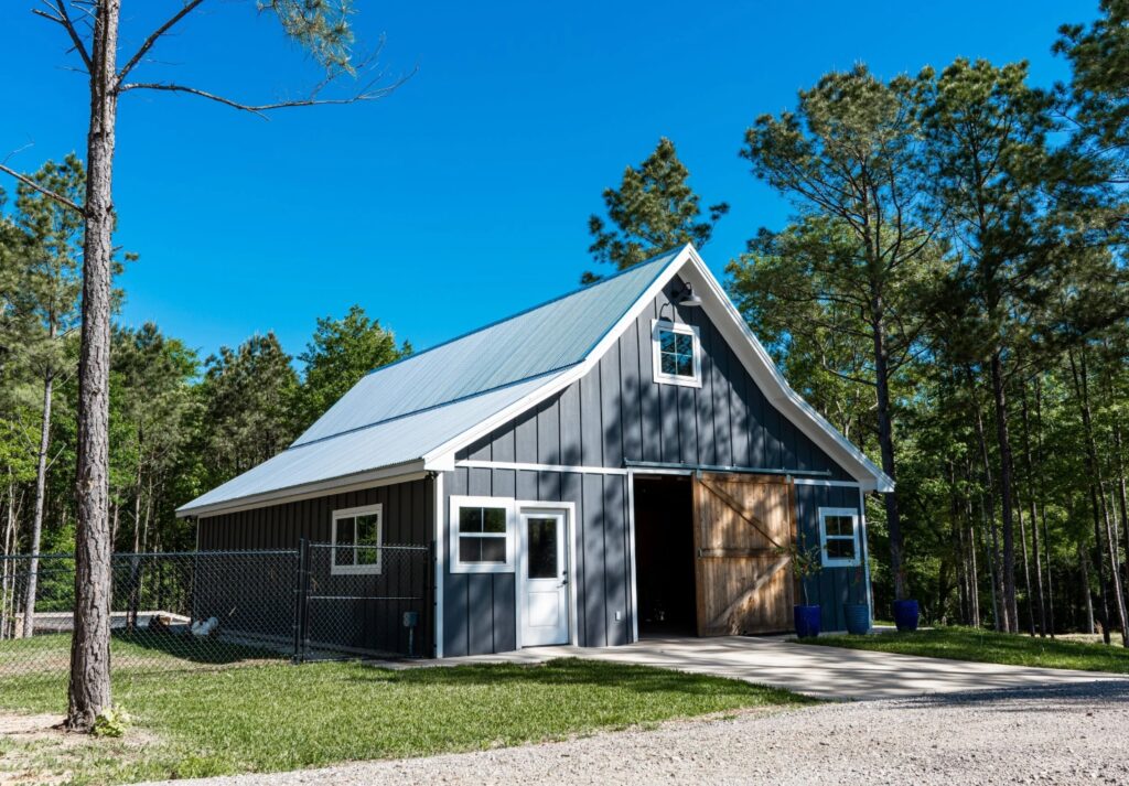 Acreage home construction near Hallsville Texas